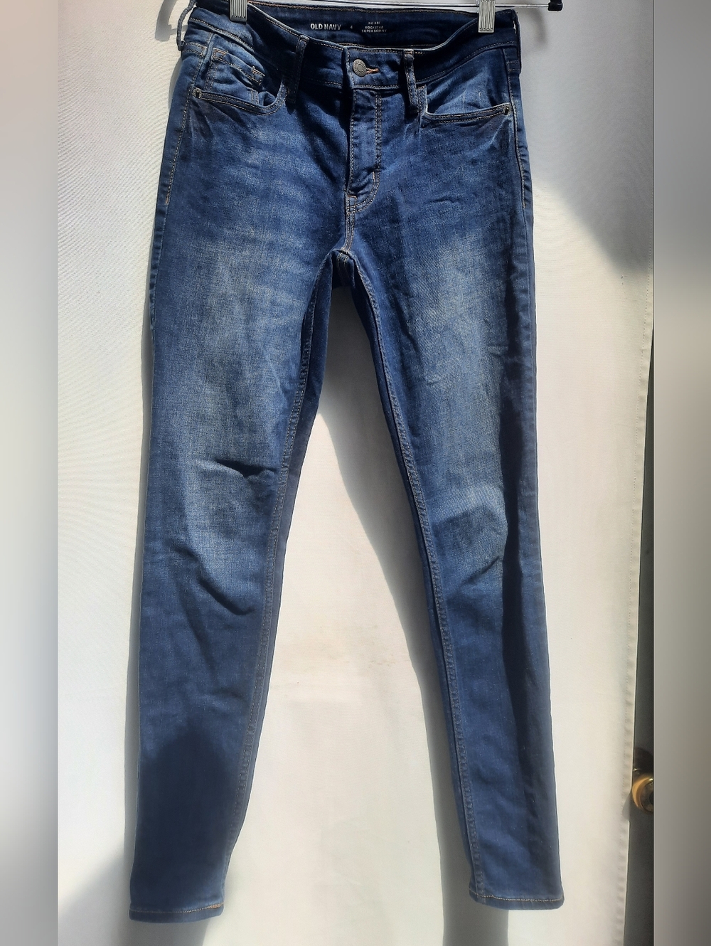 Old Navy Rock Star Super Skinny Mid Rise Jeans Size 4